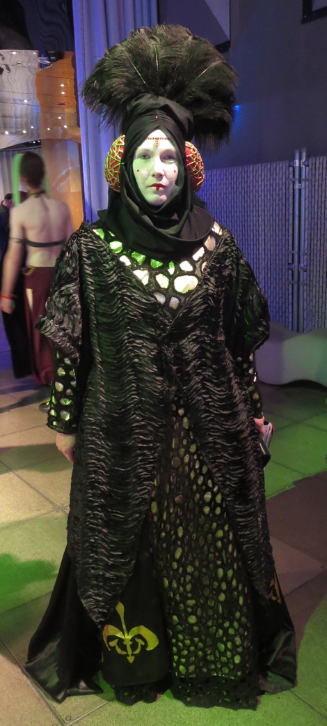 Don’t hate me because I’m beautiful: Queen Amidala’s prize-winning costume (Photo: Gillian G. Gaar)